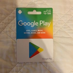 $20 Google Play Gift Card